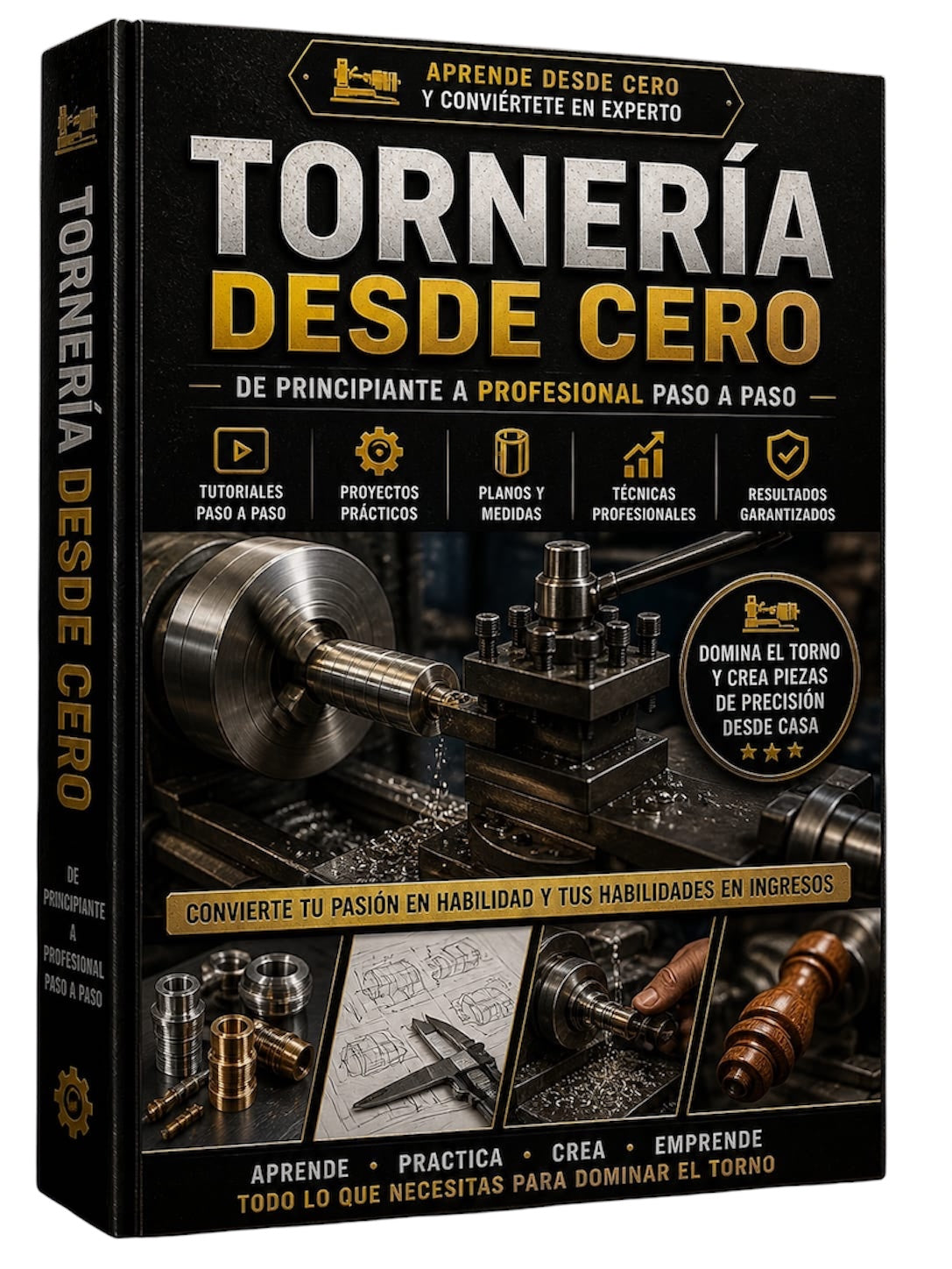 Curso Tornería desde cero. Manuales pdf.