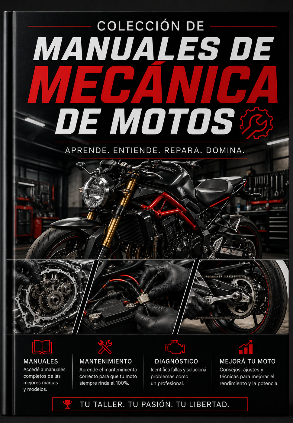 Colección de manuales de Mecánica de Motos: +100 manuales