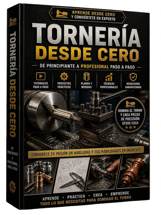 Curso Tornería desde cero. Manuales pdf.