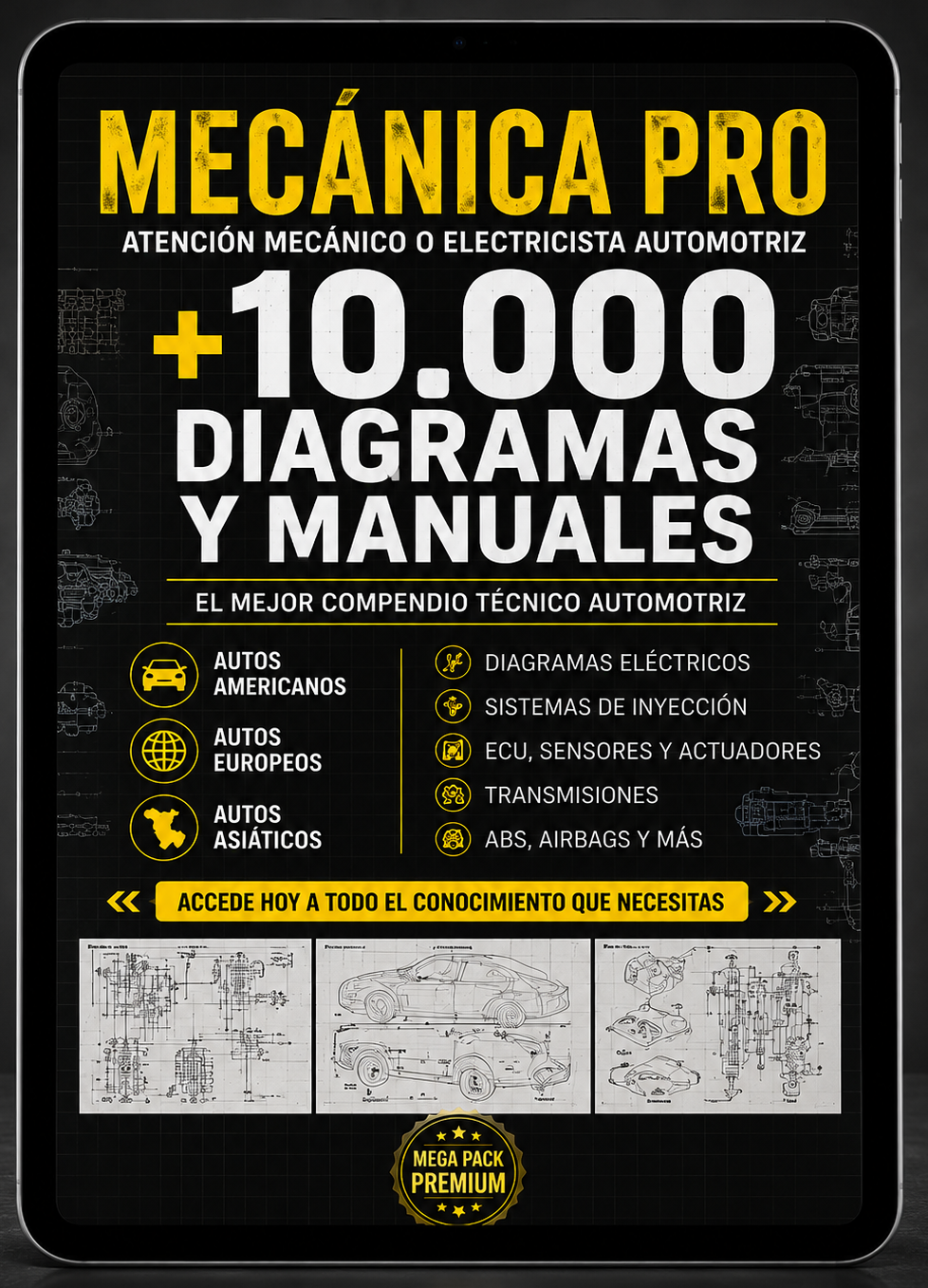 Mecánica Pro: +10.000 diagramas y manuales