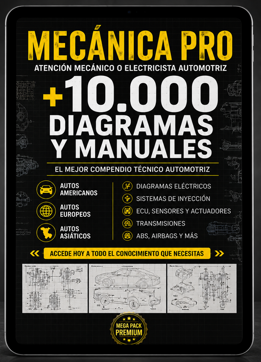 Mecánica Pro: +10.000 diagramas y manuales