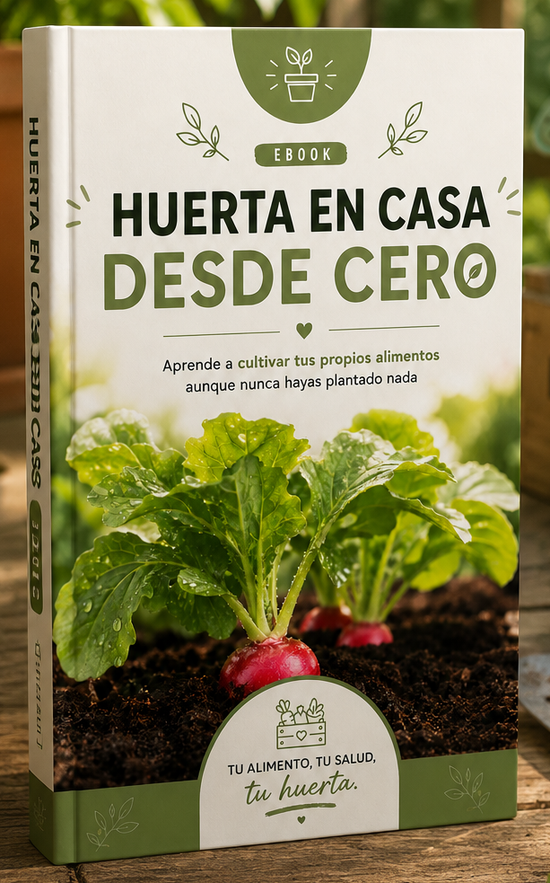 Huerta en casa desde cero. PDF completo + Bonus